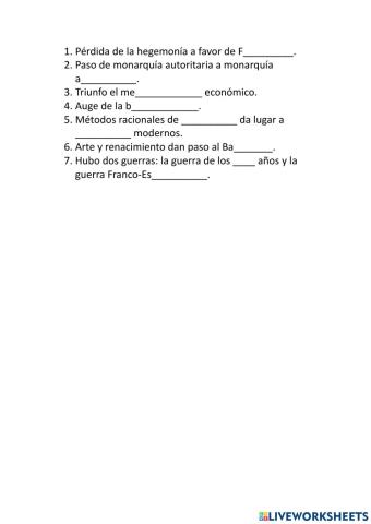 La guerra de los 30 años