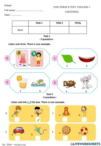 Smart start 1 final test 5