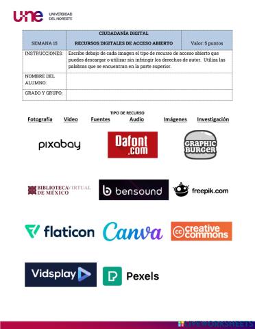 Recursos digitales de acceso abierto