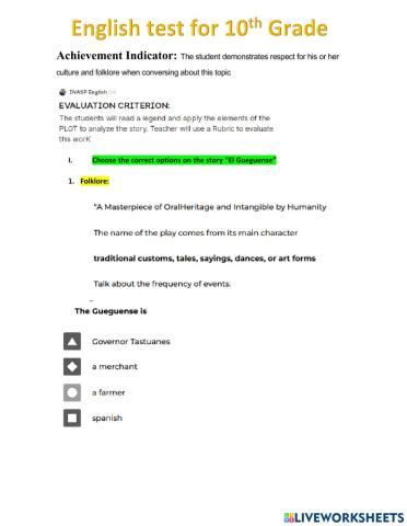 Folklore in Nicaragua