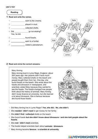 Past simple practise