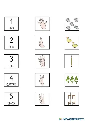 Une los numeros del 1 al 10