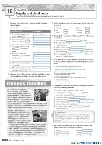 Sol-1-u01-e-singular and plural nouns