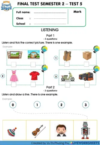 Smart start 2 final test 5