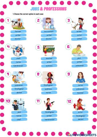 Jobs and professions (part 1)