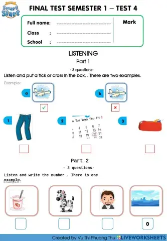 Smart start 2 final test 4