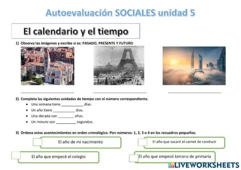 Autoevaluación Sociales u.5
