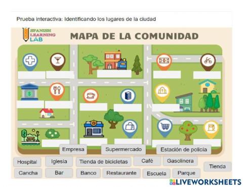 Mapa de la comunidad