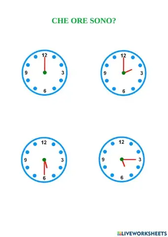 Che ore sono?
