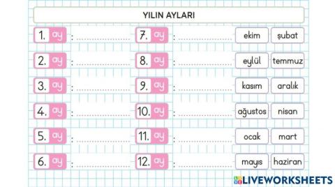 Yılın Ayları