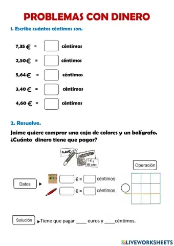 Problemas con dinero