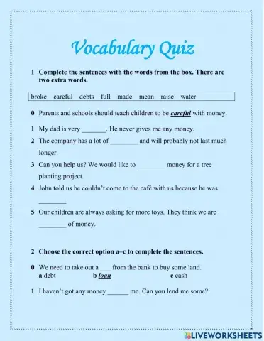 Vocabulary Quiz. High Note 3