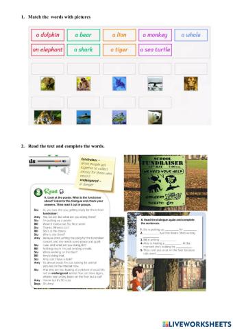 Save the animals (Full blast 1)