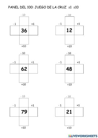 Panel del 100 rellenamos ventanitas