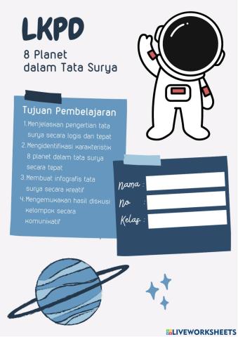 Lembar Kerja Sistem Tata Surya