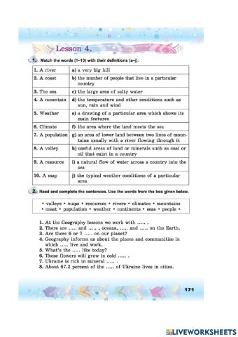 Nesvit 6 pp. 171-172 school life