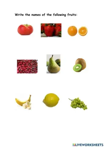 Fruits 2º