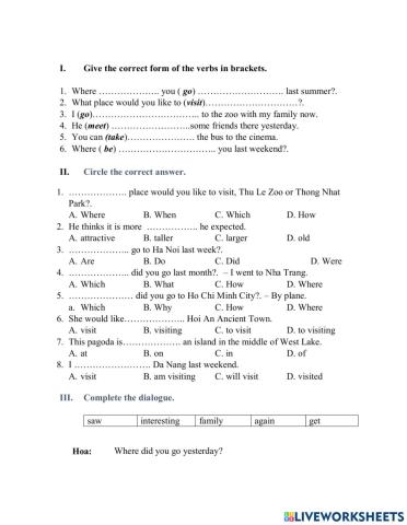 E5.L40.U19.Which place would you like to visit.HW