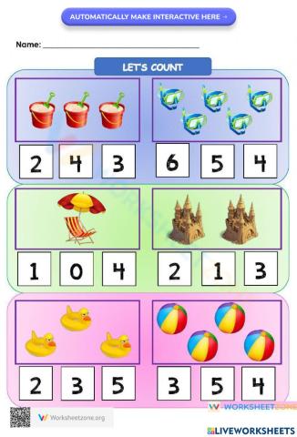 Let's Count (Numbers 1-5)