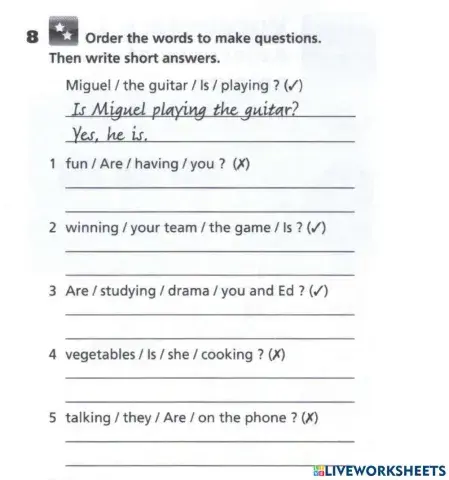 Present Continuous Tense, Questions and answers by teacher Kasim