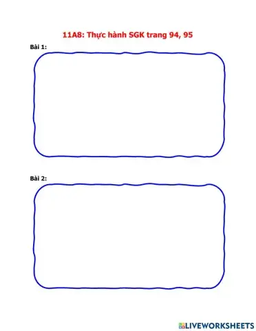 BTTH Kiểu danh sách