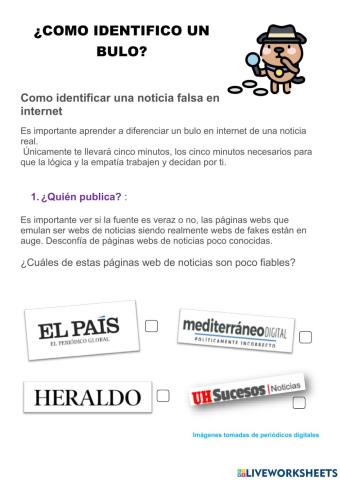 Eres un sabueso para los bulos en Internet...