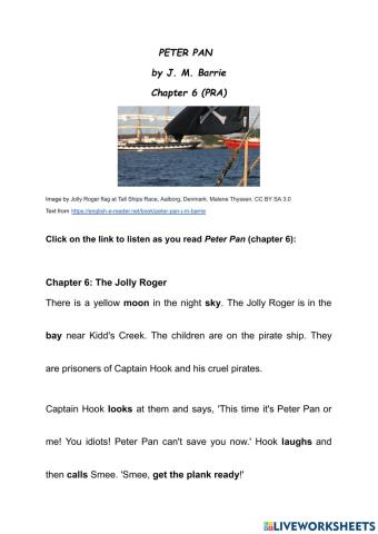 Peter Pan (Chapter 6) PRA
