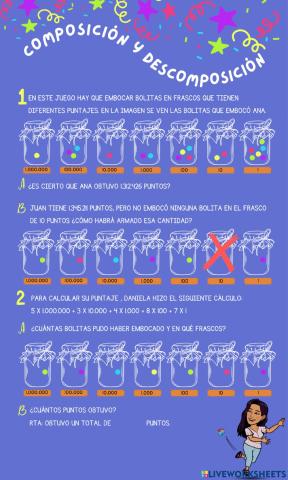 Composición y descomposición de números