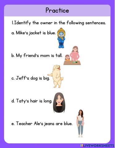 Possessives  and Demonstratives