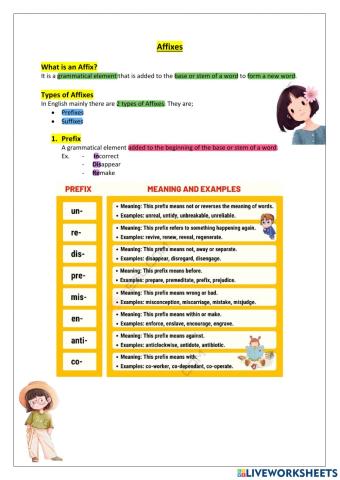 Affixes