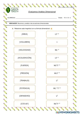 Análisis dimensional