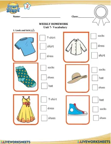 Smart start grade 2 unit 7