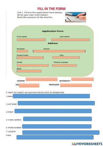 Personal information