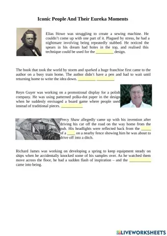 Iconic People And Their Eureka Moments