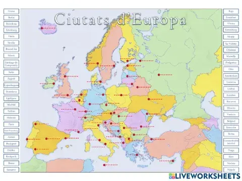 Ciutats d'Europa
