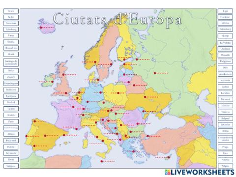 Ciutats d'Europa