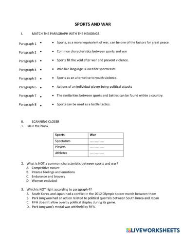 TRS6 - Sociology (1) - Sports and war