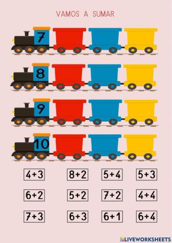Sumas hasta el 10