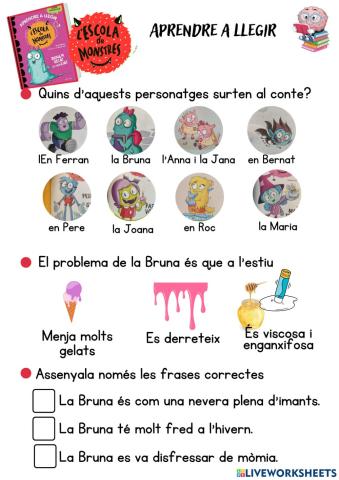 Escola de monstres-Dona'm un gelat o l'hem liat