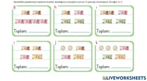 Paralarımız Toplama 2