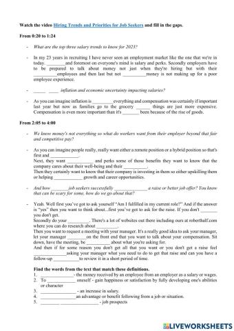 Hiring Trends and Priorities for Job Seekers