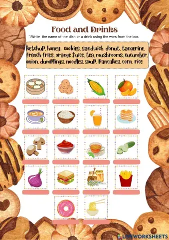 Food and drinks part 1