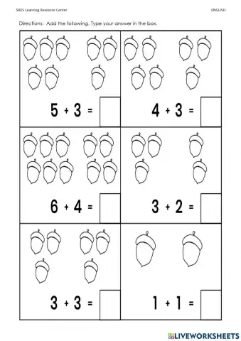 Addition with pictures II (SRES)