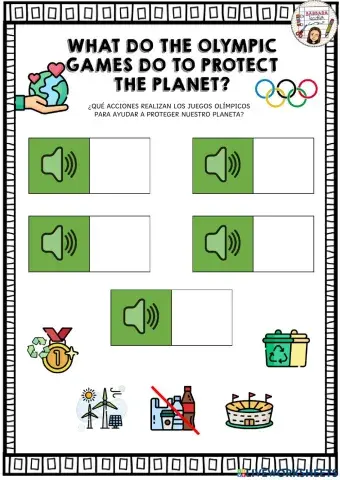 Olympic games actions to protect the planet