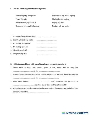 TRS6 - Economics (1) - supporting details