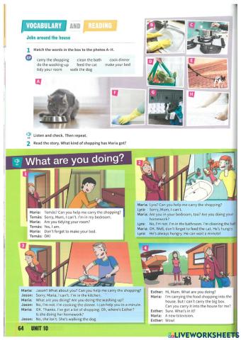 Prepare a1 level 1 page 64-65