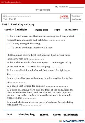 Rose ffs3 unit 14 13.05