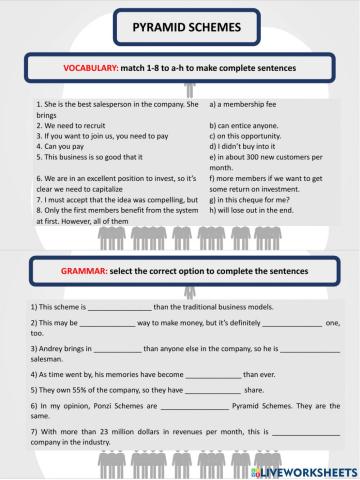 Pyramid schemes