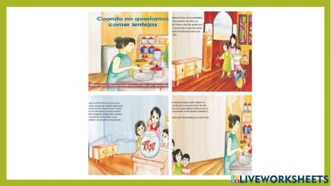 Lectura: Cuando no queríamos comer lentejas