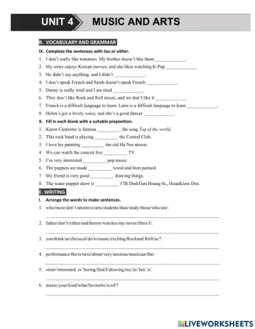 G7 U4 MLH Express agreement, Prepositions, Writing